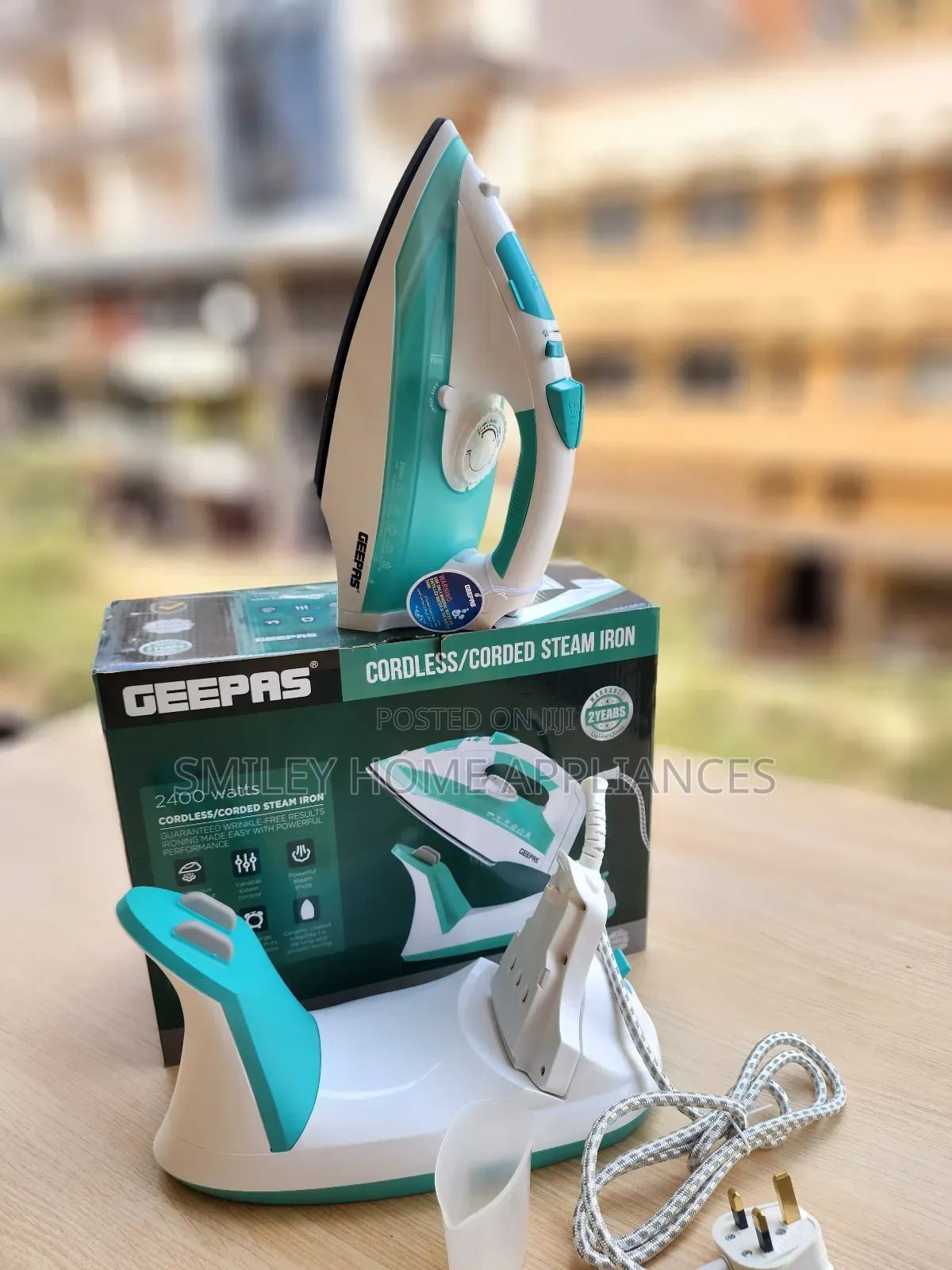Newly Discounted Geepas Steam Iron Box