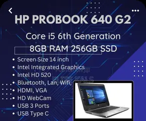 Laptop HP ProBook 640 G2 8GB Intel Core I5 HDD 500GB