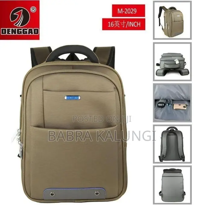 DENGGAO 16 Inch Travel Laptop Anti Theft Backpack Travel