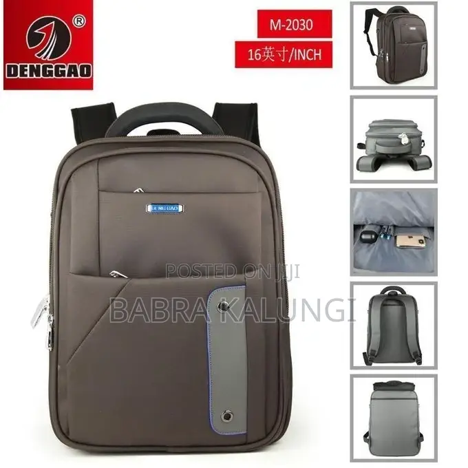 DENGGAO 16 Inch Travel Laptop Anti Theft Backpack Travel