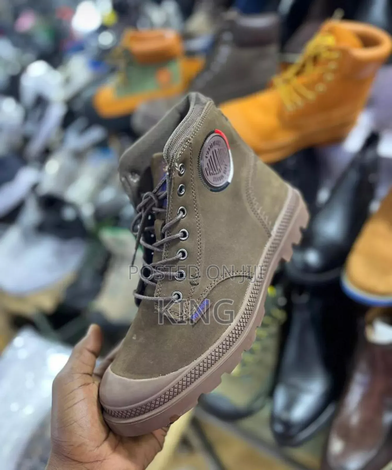 Great Lace Up Palladium Boots