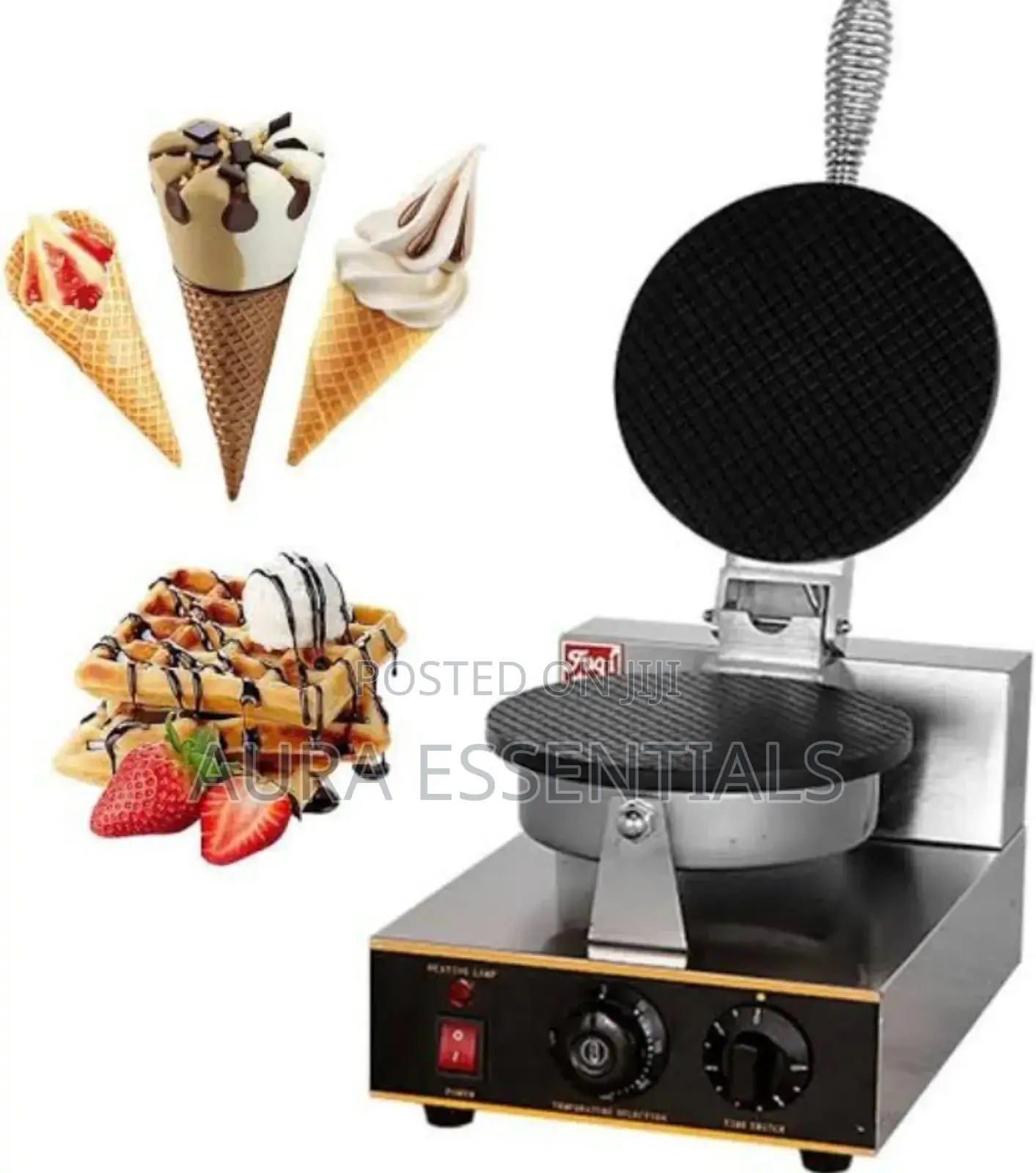 Stainless Steel Waffle Cone Making Machine