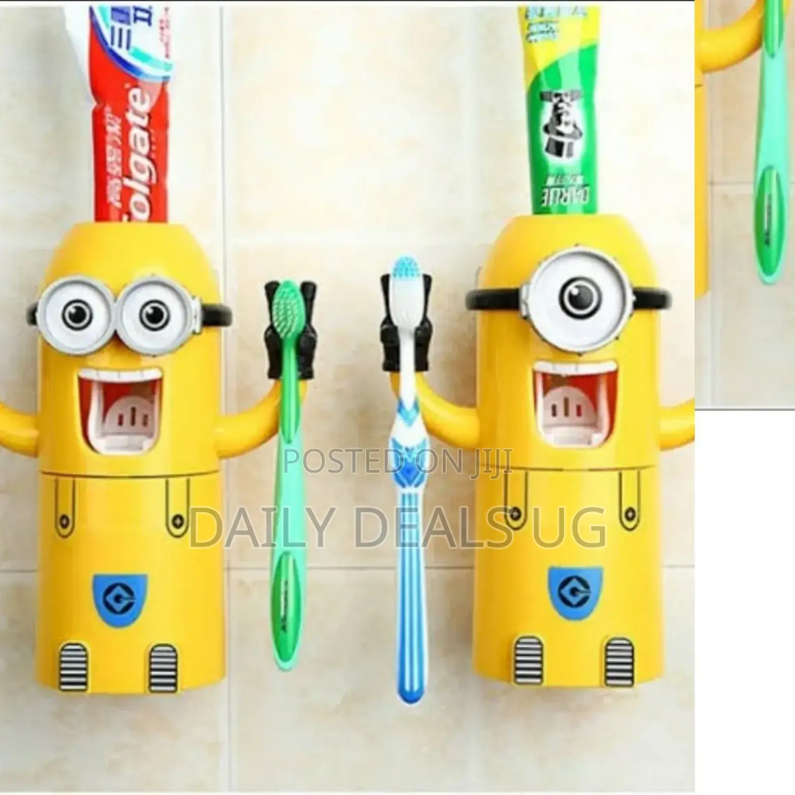 Yellow in Colour Toothbrush Holder