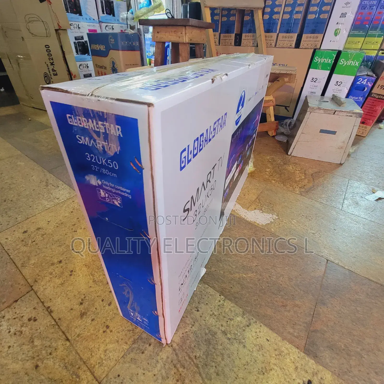 Globalstar 32 Inches Smart Tv And Free To Air