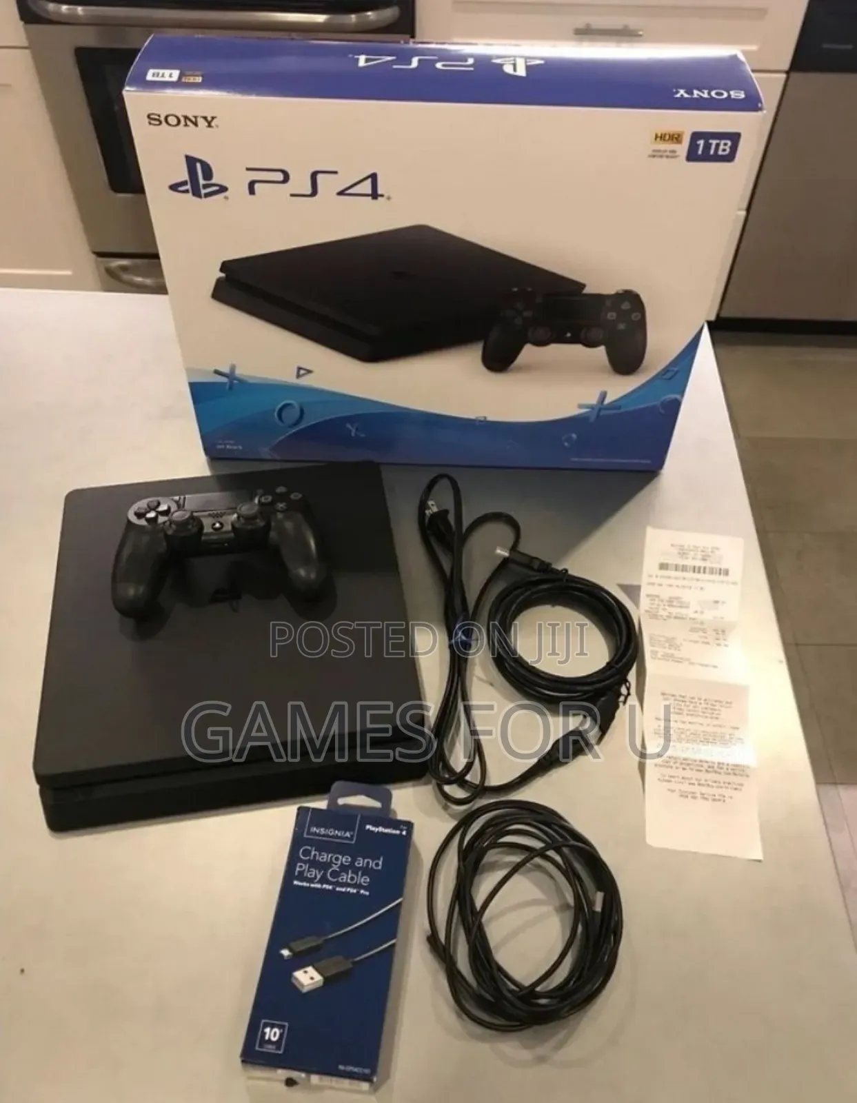Uk Used but as Good as New Ps4 Slim Unchipped Console,.,