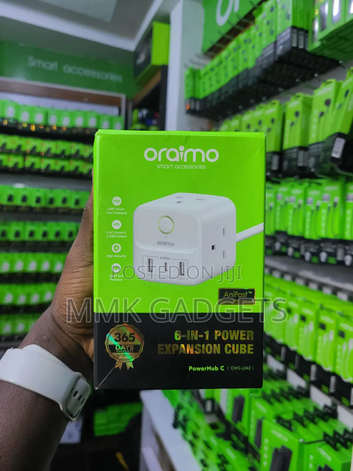 Oraimo 6 in 1 Power Extension Cable