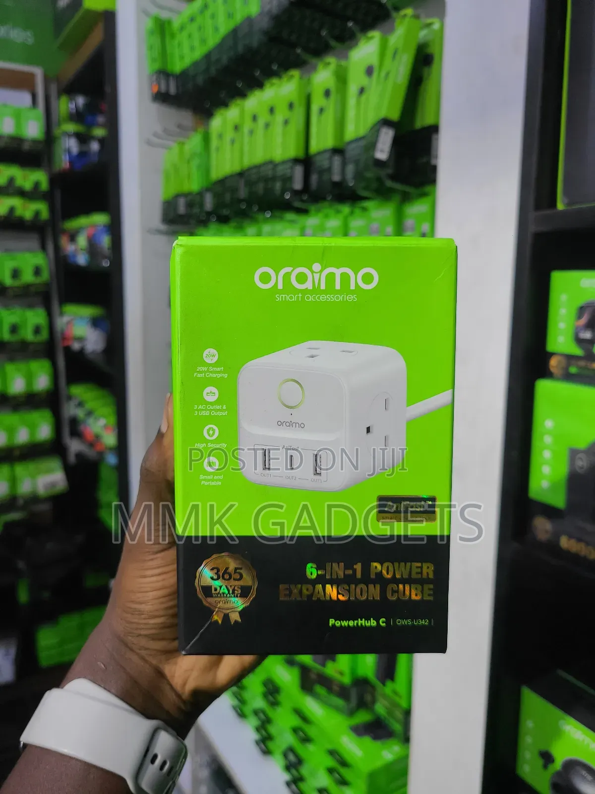 Oraimo 6 in 1 Power Extension Cable