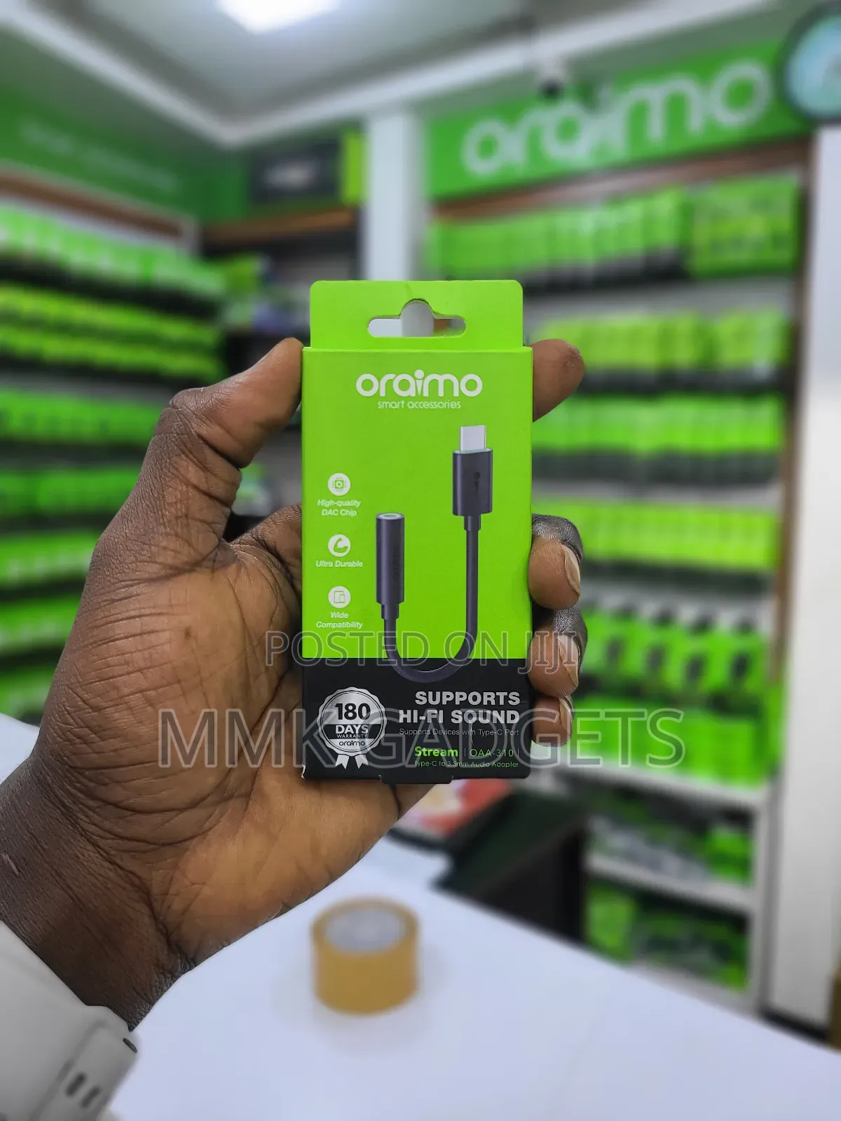 Oraimo Typce C Earphone Jack
