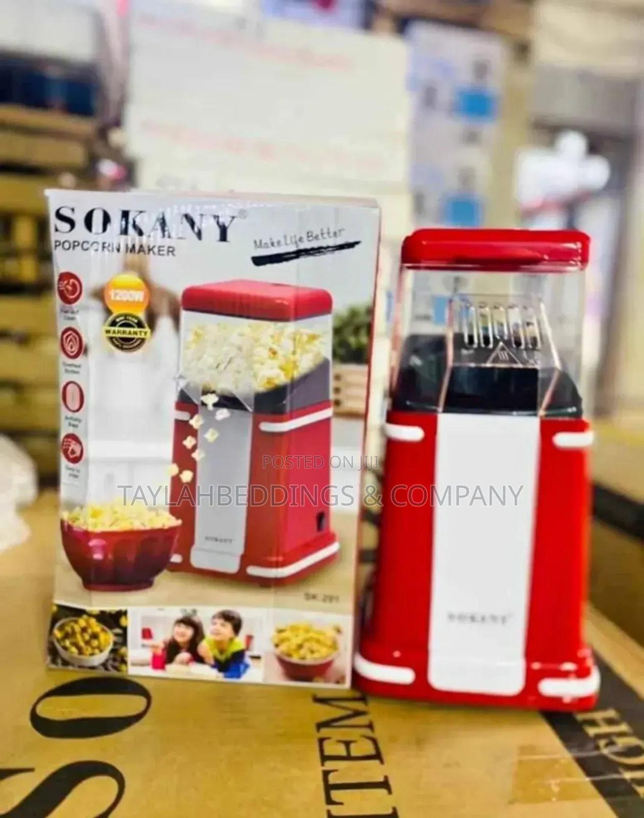 SOKANY SK-299 1200W Electrical Pop Corn Maker