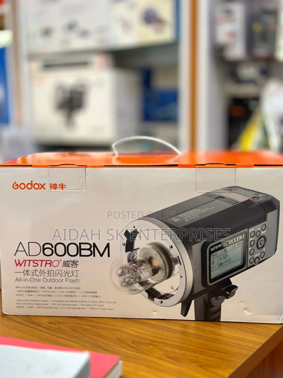 Godox AD600BM Bowens Mount 600ws GN87 HSS Outdoor Flash