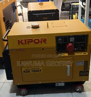 Photo - Kipor 3 Phase 7.5kva Diesel Generator / KDE7000T