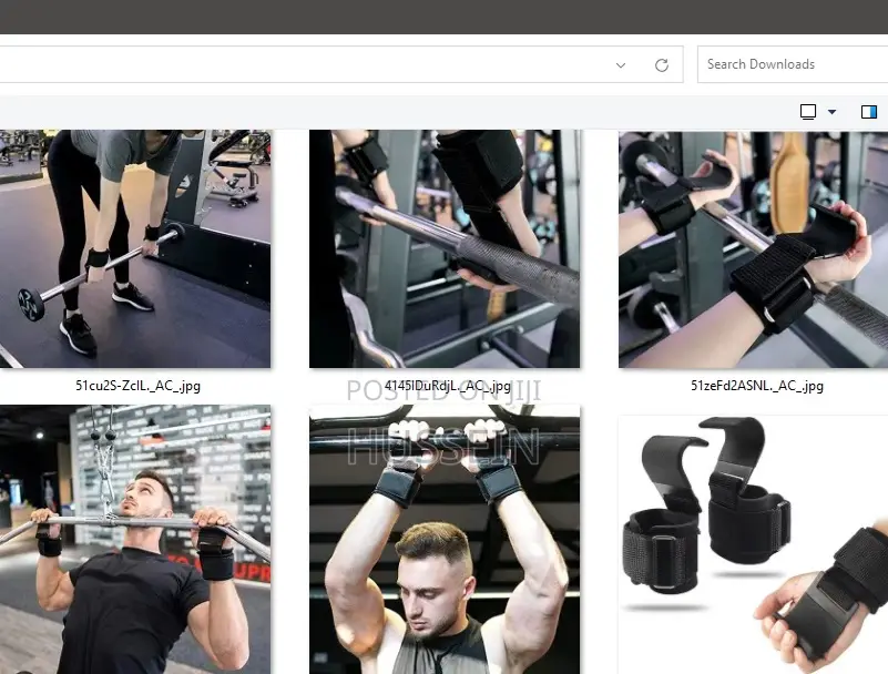 Weight Lifting Hooks Gym