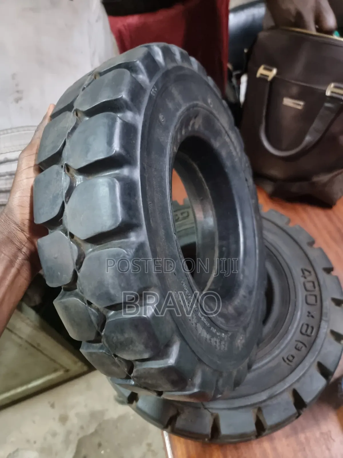 400-8 Forklift Tires Solid.
