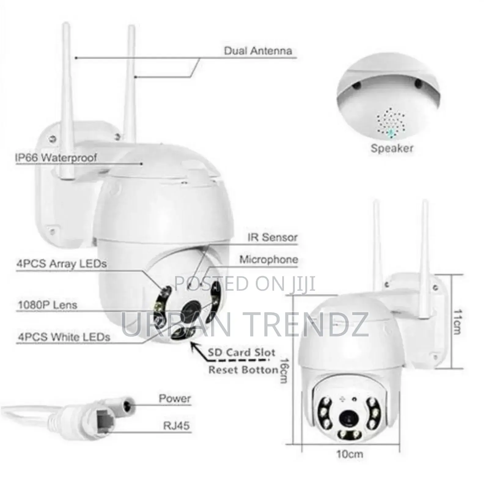 Smart Wifi Camera With IP Real Time Viewing,HD Voice Speaker