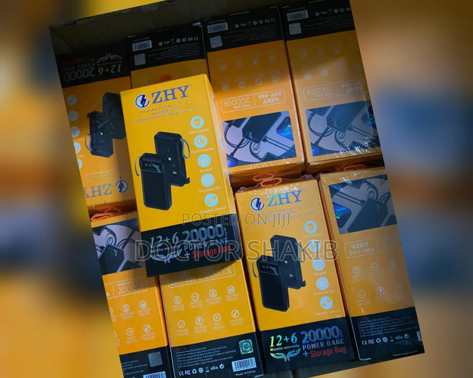 Zhy-Power Bank + Storage Bag