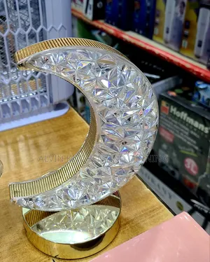 Table Lamp Crystal Moon Star Shape Bedside Night Light