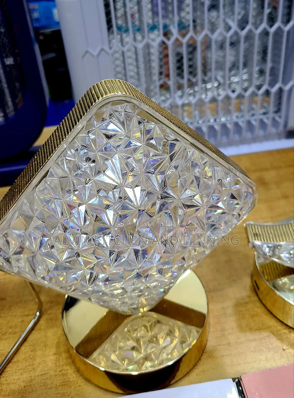 Table Lamp Crystal Moon Star Shape Bedside Night Light