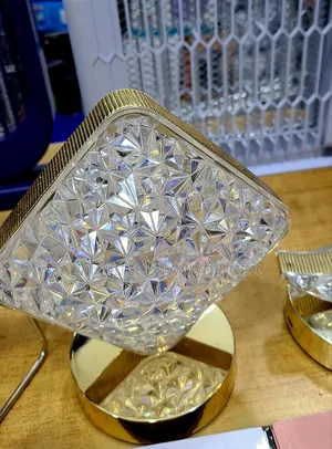 Table Lamp Crystal Moon Star Shape Bedside Night Light