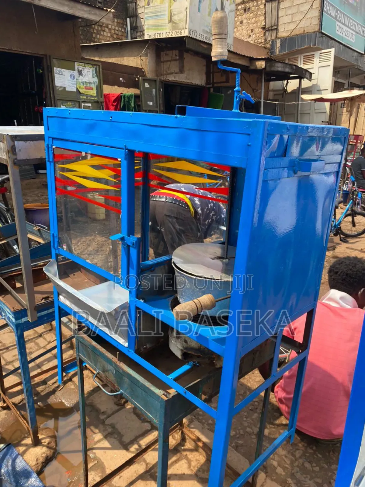 Locally Made Popcorn Machine (Charcoal)