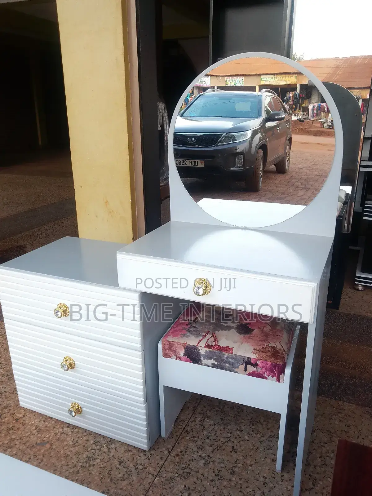 Classy Dressing Mirror-White