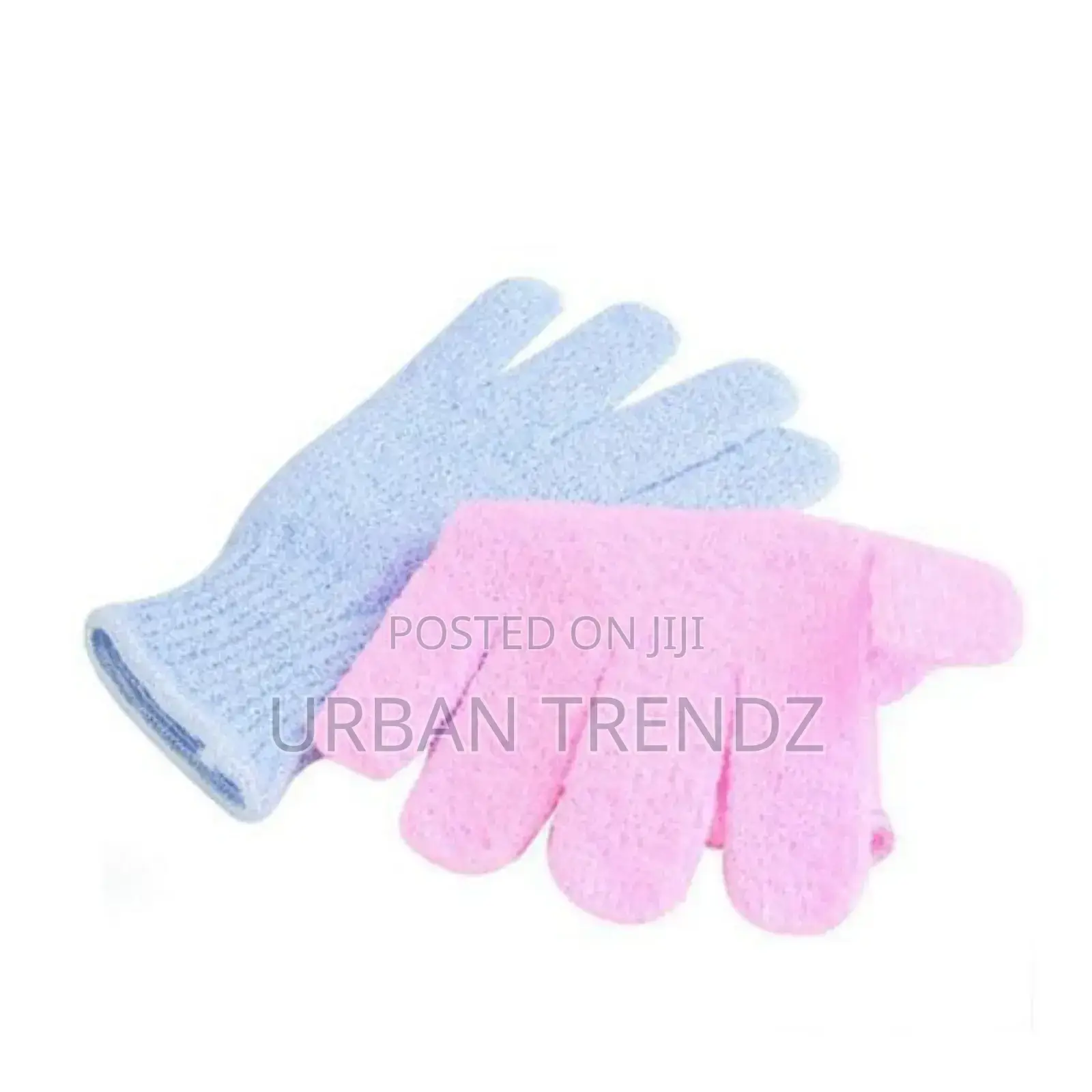 2 Pairs of Bath Body Tool - Pink, Blue