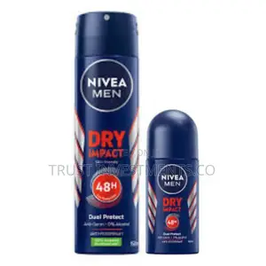 Photo - Nivea Dry Impact Bundle (Spray 150ml + Roll on 50ml