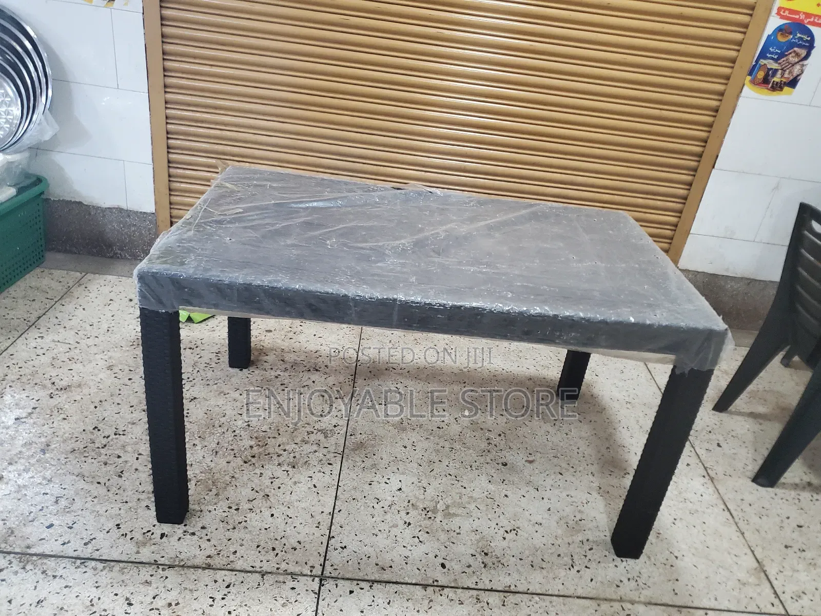 Ratten Plastic Restaurant Table Brand New