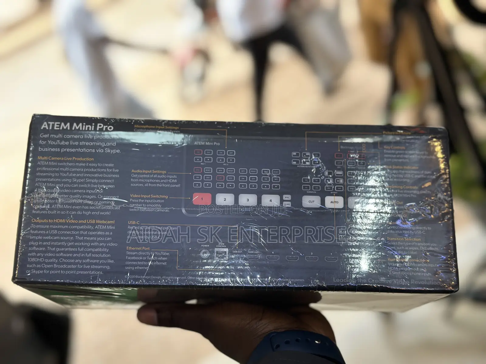 Blackmagic Design ATEM Mini Pro HDMI Live Stream Switcher