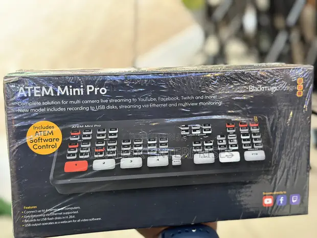 Blackmagic Design Atem Atem Mini Facebook Live Live Streaming