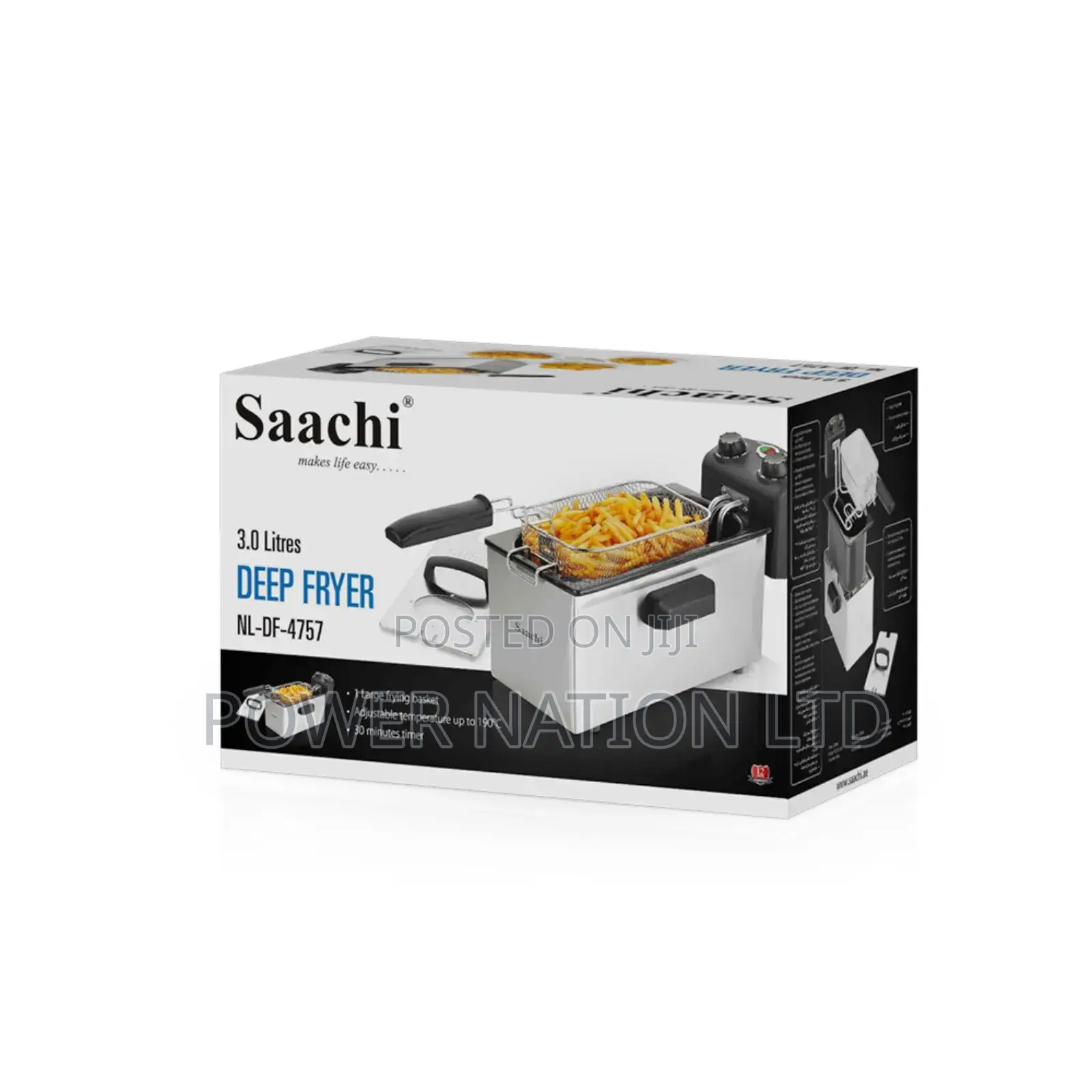 3 Liters Saachi Deep Fryer Heavy Duty