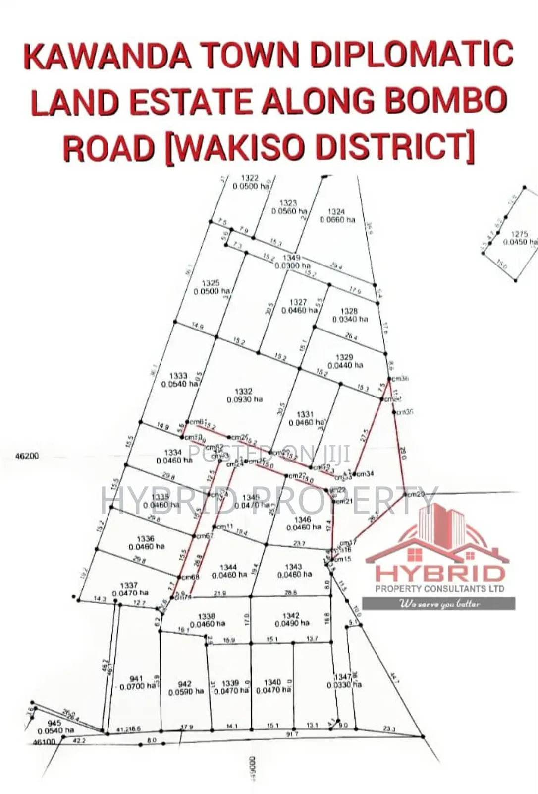 Plots for Sale in Kawanda Town Diplomatic Estate~Bombo Road.