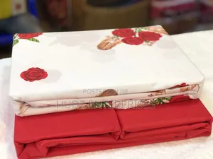 6pcs Bedsheets 6*6 Cotton Red