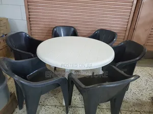 Executive Plastic Table and 6 Chairs Set