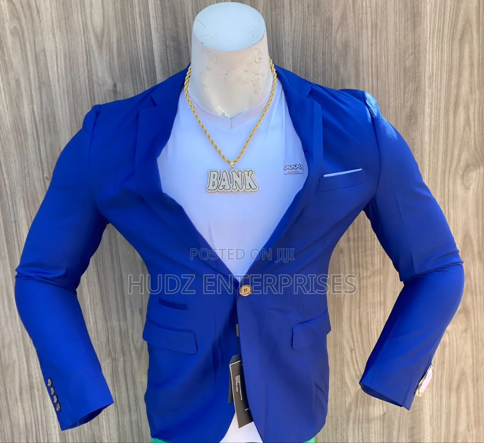 Blue Blazer Coat High Class
