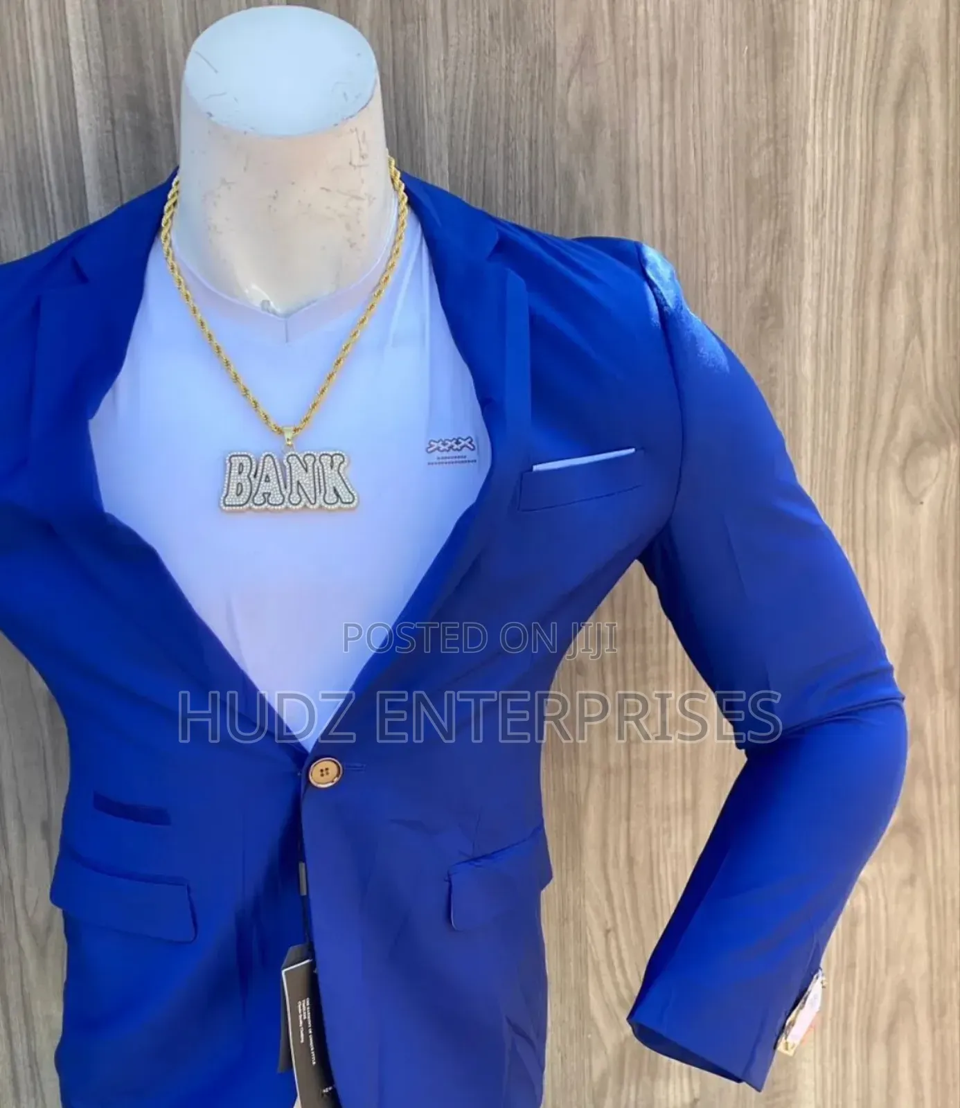 Blue Blazer Coat High Class