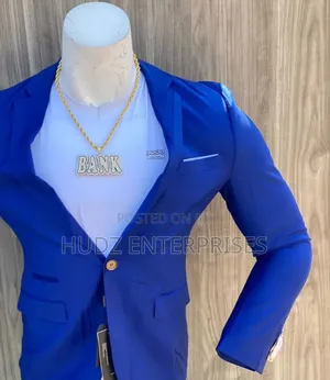 Blue Blazer Coat High Class