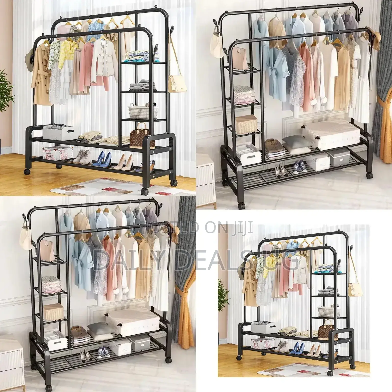 Metallic Clothes Organizer