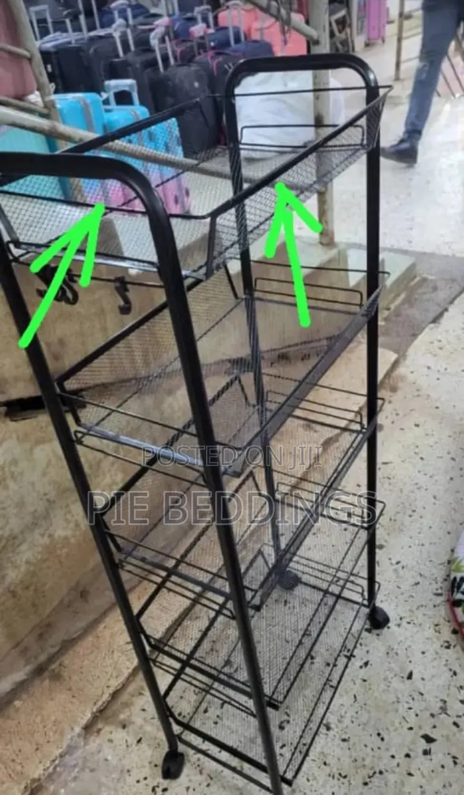 New Metallic Mesh Trolley