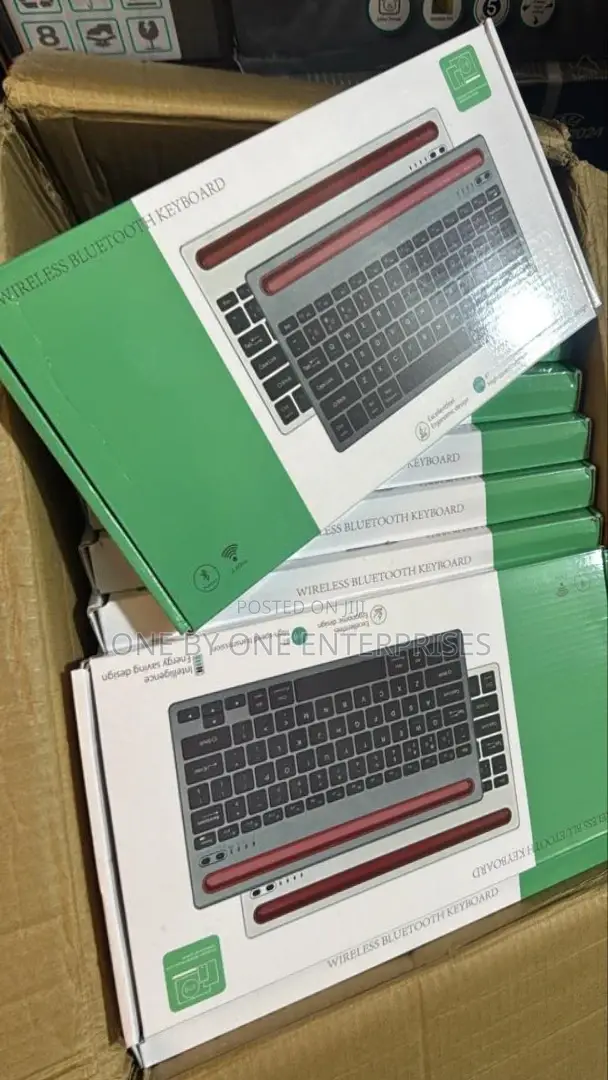 Bluetooth Keyboard Wireless With iPad Holder