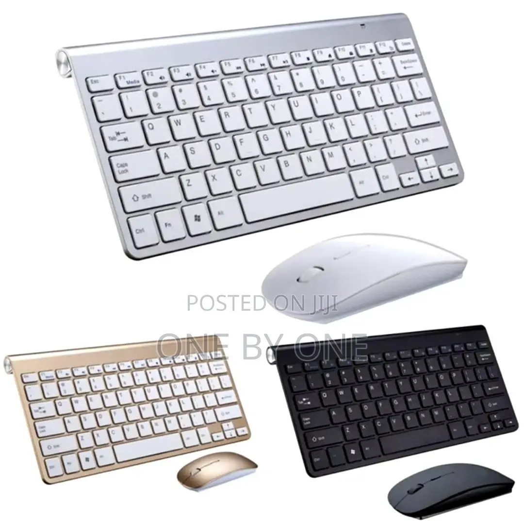 Slim Wireless Keyboard and Mini Optical Mouse Set