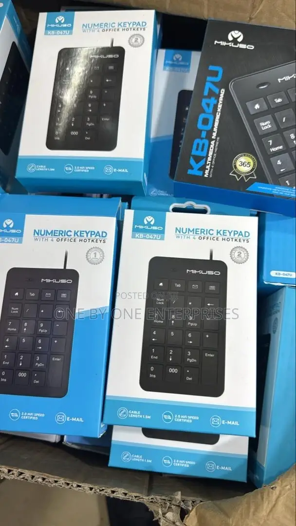 Keys Numeric Keypad Wired USB Mini Numerical Keyboard