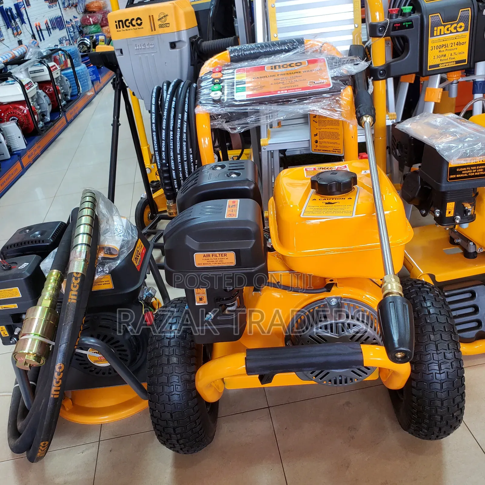INGCO GHPW2203 Gasoline Pressure Washer - Superior Cleaning
