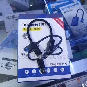 Type C Male +Micro USB Male Female Otg Adapter ,2 in 1 Otg