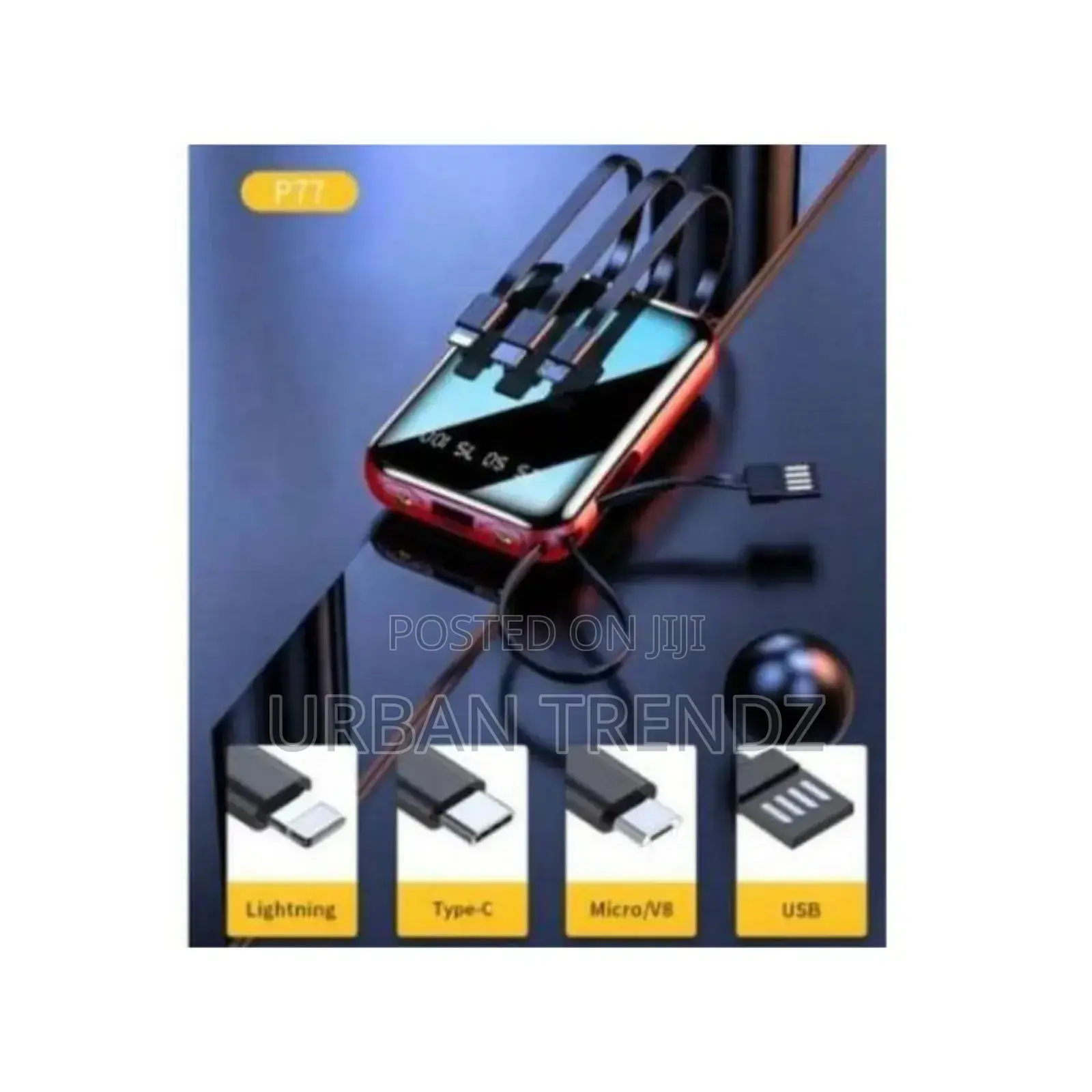 Excellent 4 IN 1 Smart Strong Portable Powerbank 12000mah
