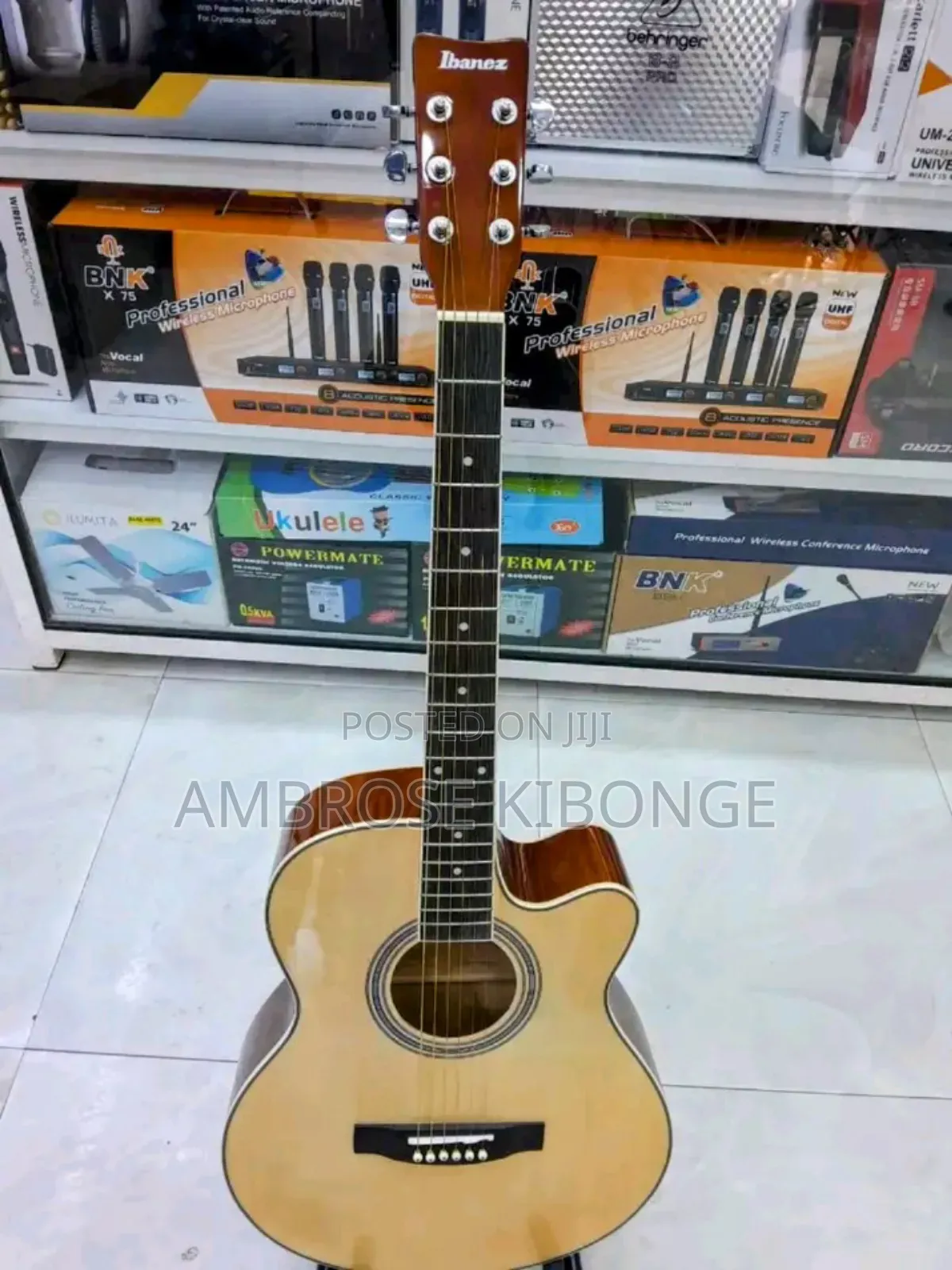 Full Size 41inch MAGICAL Powered Acoustic Guitar |Jack Cable