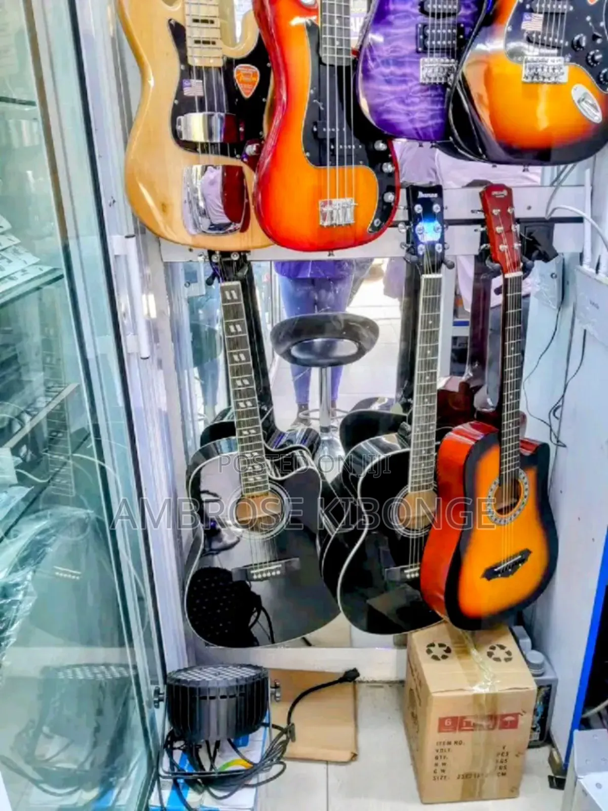 Full Size 41inch MAGICAL Powered Acoustic Guitar |Jack Cable