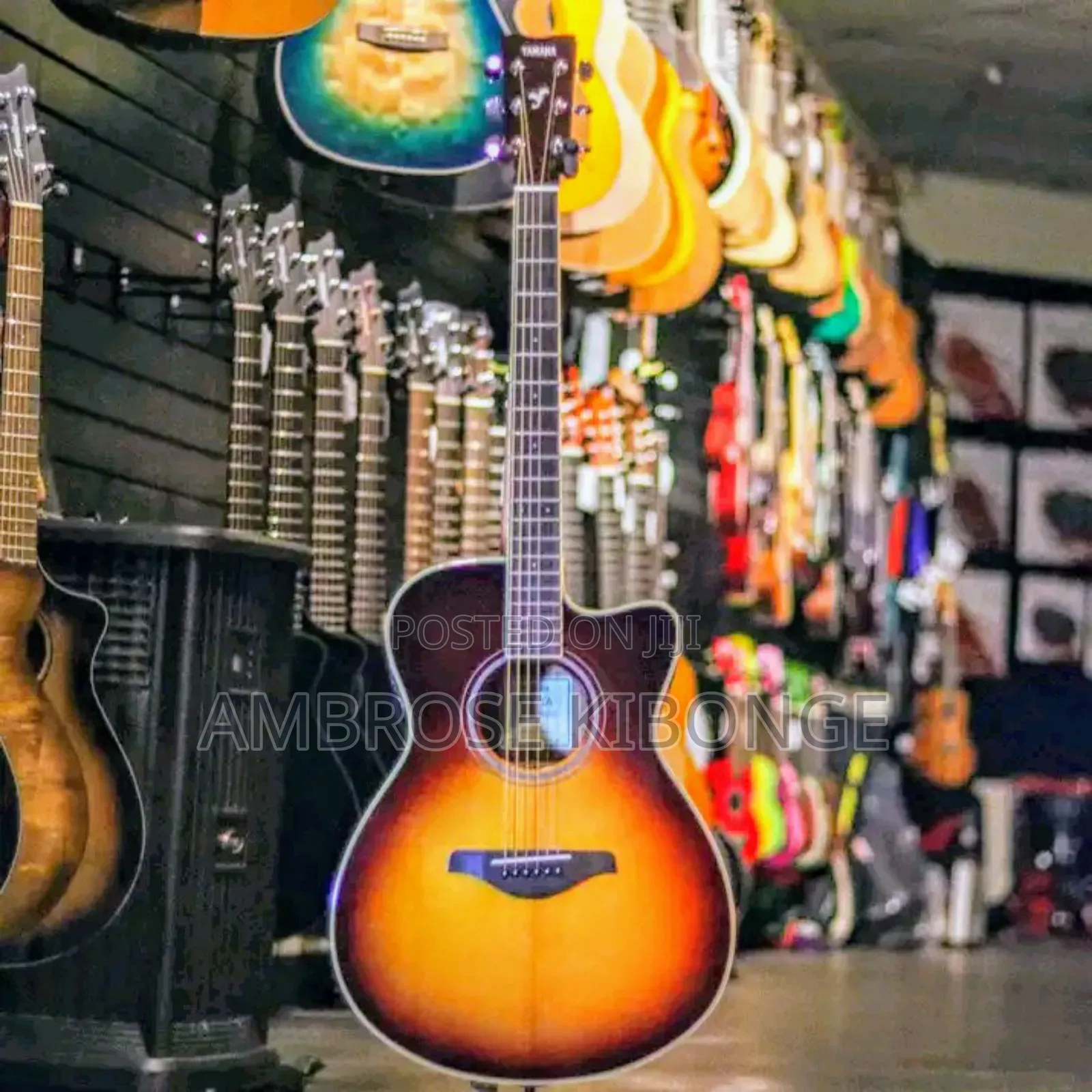 Full Size 41inch MAGICAL Powered Acoustic Guitar |Jack Cable