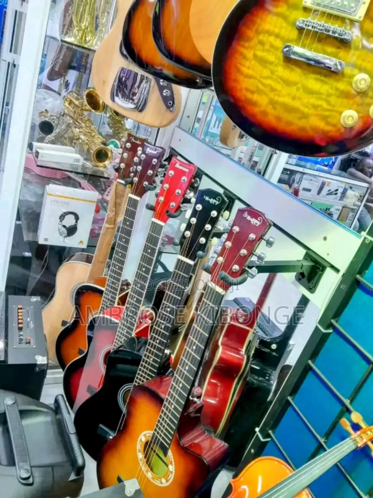 Full Size 41inch MAGICAL Powered Acoustic Guitar |Jack Cable