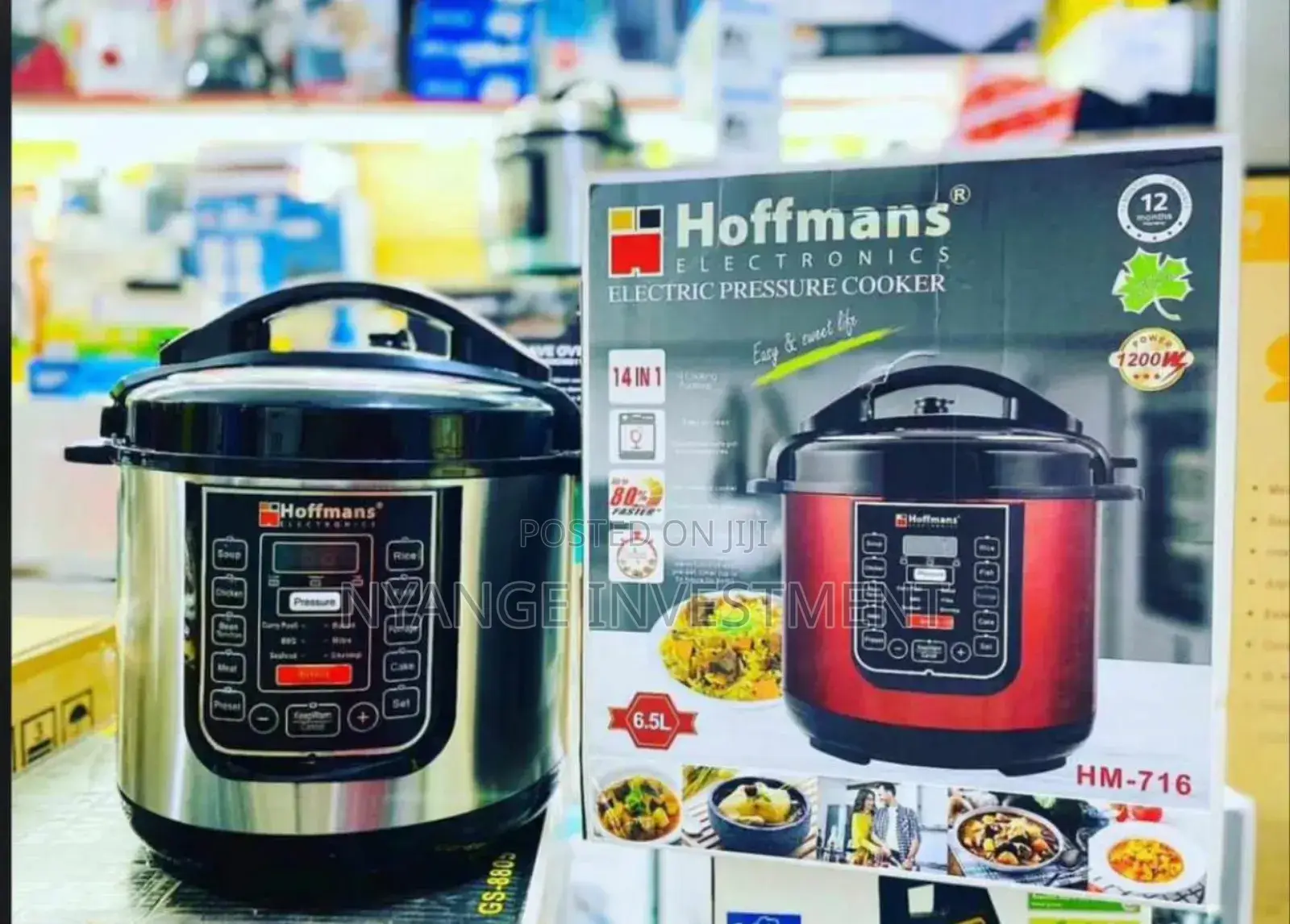 6.5 Litres Hoffmans Pressure Cooker. Pressure Cooker