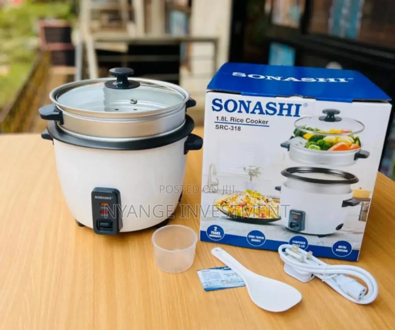 Sonashi Rice Cooker. 1.5 Litres Rice Cooker